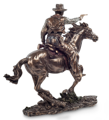 WS-437 Статуэтка "Ковбой на коне"