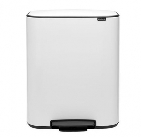 Мусорный бак Bo с педалью (60 л), Белый Brabantia