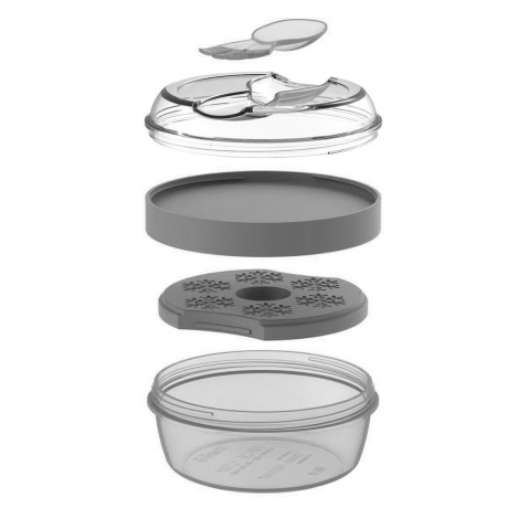 Ланч-бокс с охлаждающим элементом N'ice Cup™ серый