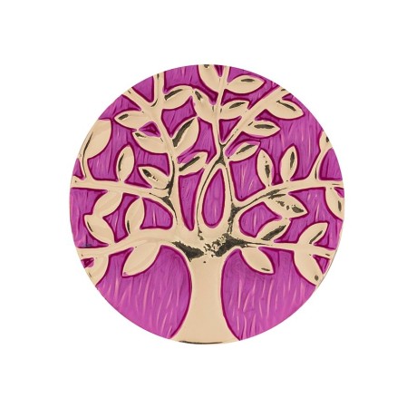 Брошь Дерево с листьями XZ1226.11 V/G Shadore