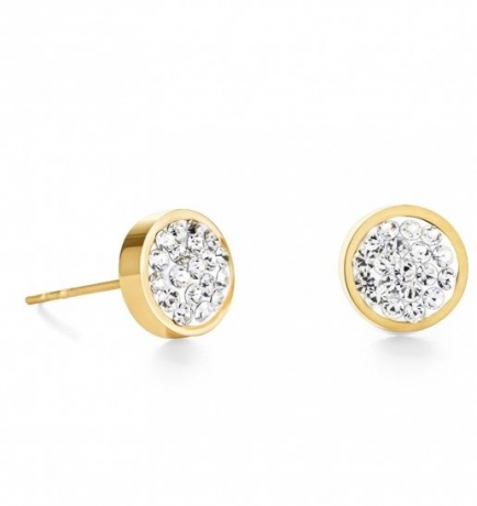 Пусеты Crystal-Gold 0318/21-1800 Coeur de Lion 