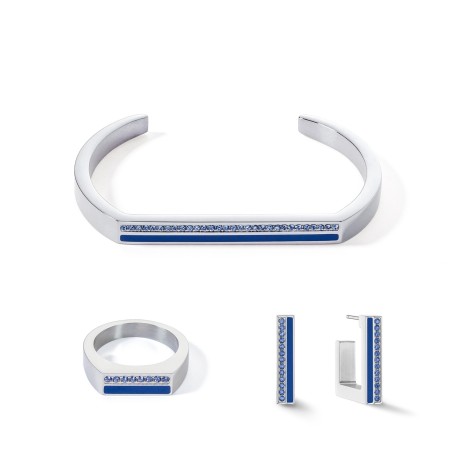 Пусеты Blue-Silver 0133/21-0717 Coeur de Lion