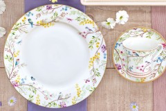 Тарелка обеденная Пение птиц, 26,5 см. Easy Life