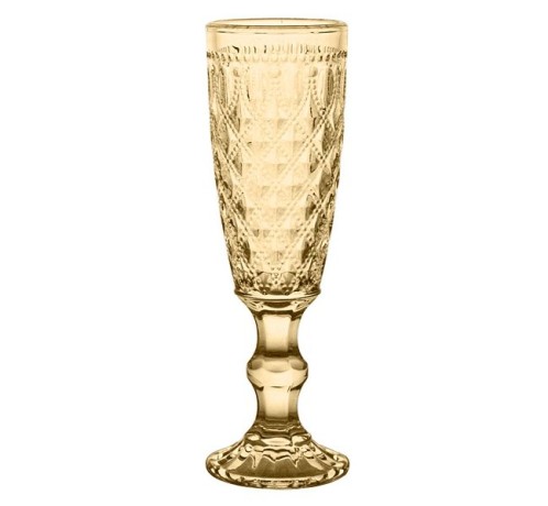 Набор бокалов для шампанского Dubai, янтарный, 0,15 л. 4 шт. WD Lifestyle