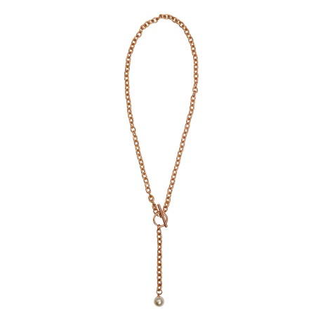 Колье Cream Pearl B2103PE-N05.12 BR/RG Fiore Luna