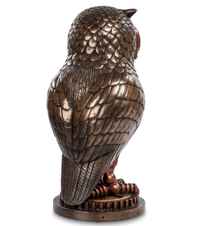 WS-186 Статуэтка-часы в стиле Стимпанк "Сова"