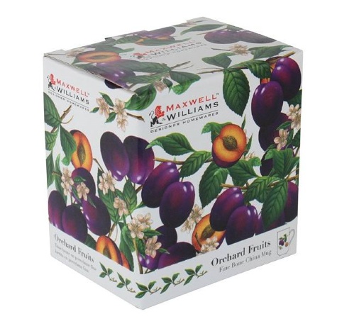 Чашка с блюдцем Слива в подарочной упаковке, 0.48 л. Maxwell & Williams