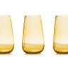 Набор стаканов для воды Opium, янтарный, 0,57 л. 6 шт. Le Stelle
