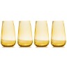 Набор стаканов для воды Opium, янтарный, 0,57 л. 6 шт. Le Stelle