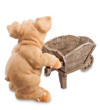 GG-4732-MB Фигура-кашпо "Садовник Хрюшкин" (Sealmark)