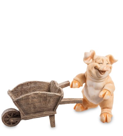 GG-4732-MB Фигура-кашпо "Садовник Хрюшкин" (Sealmark)