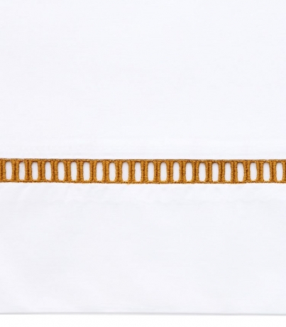 Пододеяльник "SAN MARCO", перкаль, 150х210 см. белый/золотой, BOVI