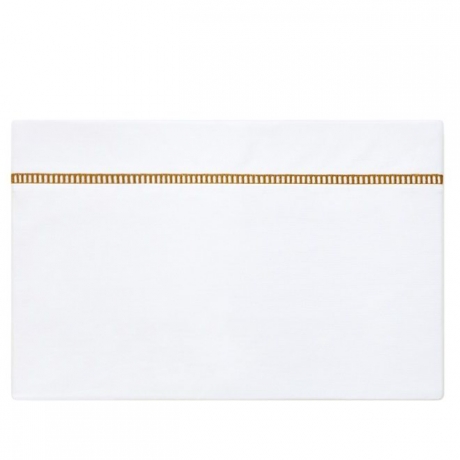 Пододеяльник "SAN MARCO", перкаль, 150х210 см. белый/золотой, BOVI