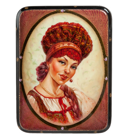 ШК-65/12 Шкатулка "В кокошнике" исп. Данченко