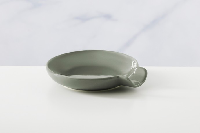 Подставка под ложку, 13,5х12 см фарфор P, серо-зеленая, Indulgence Maxwell & Williams
