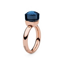 Кольцо Firenze dark blue 16.5 мм 611070 BL/RG Qudo