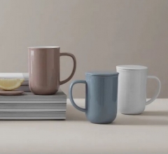 Кружка чайная с ситечком Minima™ 500 мл. серо-голубой Viva Scandinavia