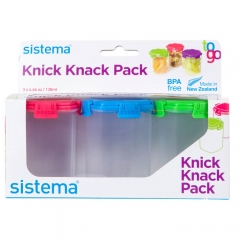 Набор контейнеров TO GO (3 шт.), 138 мл. Sistema