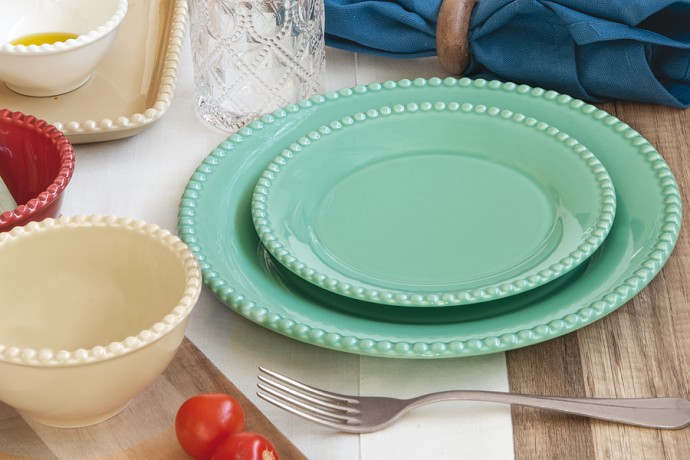 Тарелка закусочная Tiffany, морская волна, 19 см. Easy Life