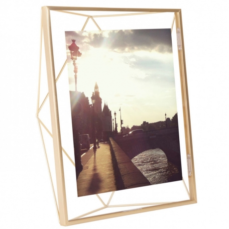 Фоторамка prisma, 20х25 см, золотистая, Umbra