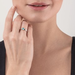 Кольцо Aqua-Silver 17.2 мм