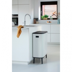 Мусорный бак Touch Bin Bo Hi (60 л), Белый Brabantia