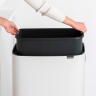 Мусорный бак Touch Bin Bo Hi (60 л), Белый Brabantia