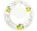 Тарелка обеденная Цветы и лимоны, 26,5 см. Easy Life