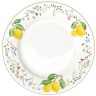 Тарелка обеденная Цветы и лимоны, 26,5 см. Easy Life