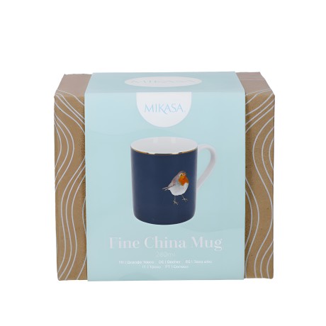Кружка фарфоровая Robin Mikasa BLUE, 280 мл. Kitchen Craft