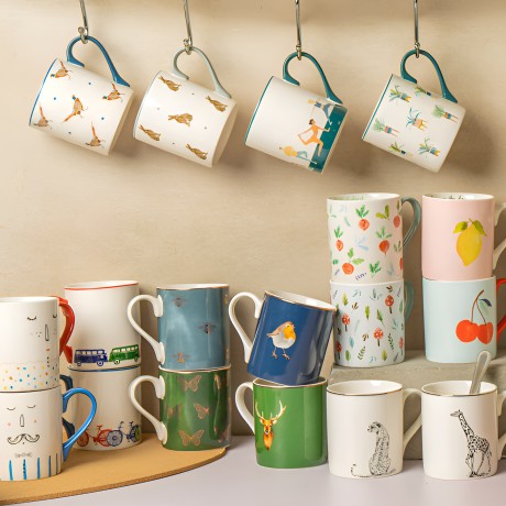 Кружка фарфоровая Robin Mikasa BLUE, 280 мл. Kitchen Craft