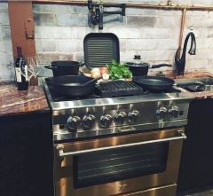 Сковорода низкая со съемной ручкой, 26х4 см. Gastrolux