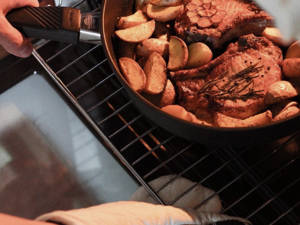 Сковорода низкая со съемной ручкой, 26х4 см. Gastrolux