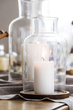 Подсвечник из дуба средний, 32x20 см. Nature SagaForm