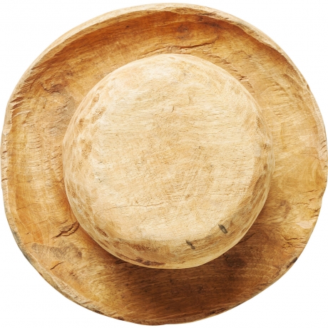 Предмет декоративный Hat Bowler, коллекция "Котелок", ручная работа 28*16*26, Манго, Бежевый