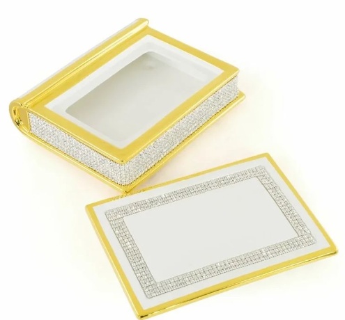 Шкатулка книга, 24,5х20,5х7 см. DUBAI, керамика, swarovski