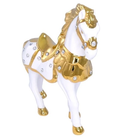 Статуэтка пони, 19 см. GIARDINO, керамика, swarovski