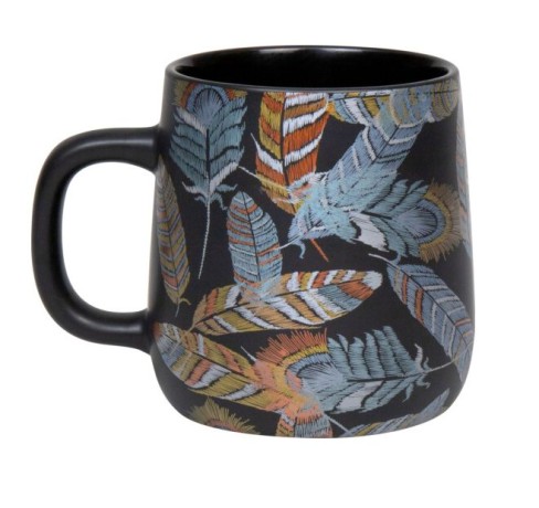 Кружка "Блестящие перья", 395 мл. Koenitz