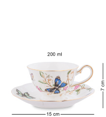 JK- 47 Чайный набор на 6 перс.&quot;Райский уголок&quot; (Pavone)