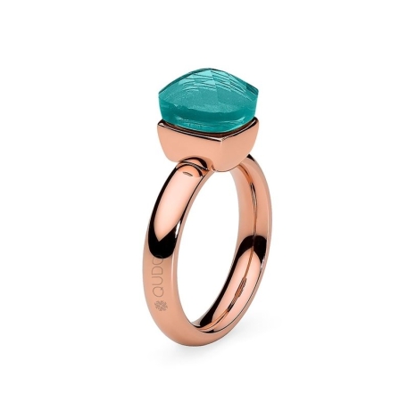 Кольцо Firenze blue apatite 16.5 мм 610141 BL/RG Qudo