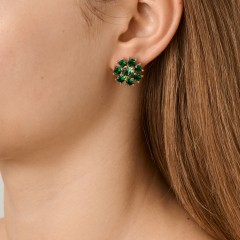 Серьги AUDE SG EMERALD GREEN