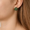 Серьги AUDE SG EMERALD GREEN
