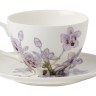 Чашка с блюдцем Орхидея лиловая, 0,24 л. Maxwell & Williams
