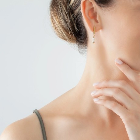 Пусеты White-Gold 1120/21-1416 Coeur de Lion