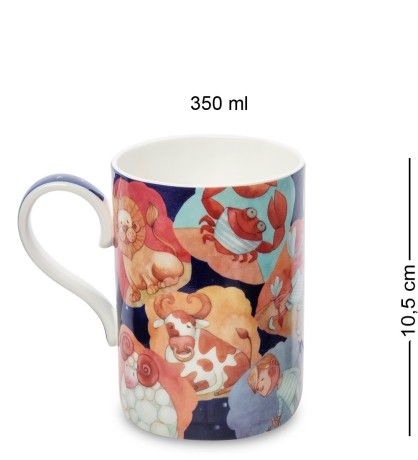 JK-294 Кружка "Зодиак" (Zodiaco Pavone)