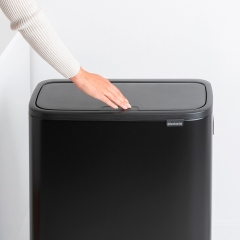 Мусорный бак Touch Bin Bo Hi (60 л), Черный матовый Brabantia