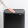 Мусорный бак Touch Bin Bo Hi (60 л), Черный матовый Brabantia