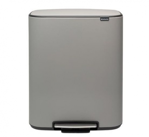Мусорный бак Bo с педалью (60 л), Минерально-серый Brabantia