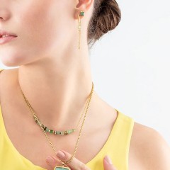 Серьги Green-Gold 1200/21-0516 Coeur de Lion