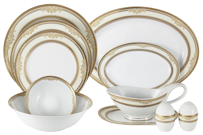 Обеденный сервиз на 6 персон "Эльмира" 27 предметов, Midori